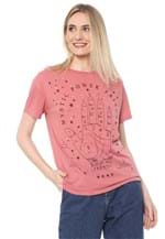 Ficha técnica e caractérísticas do produto Camiseta Lez a Lez Mystic Power Rosa