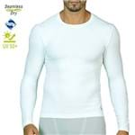 Ficha técnica e caractérísticas do produto Camiseta Lupo Sport com Proteção Uv Manga Longa Masculina - Branco - M