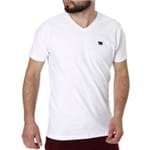 Ficha técnica e caractérísticas do produto Camiseta Manga Curta Masculina Branco G