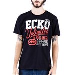 Ficha técnica e caractérísticas do produto Camiseta Masculina 20607 Ecko - Tamanho G - Preto