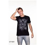 Ficha técnica e caractérísticas do produto Camiseta Masculina Abençoado Pecado Zero - PRETO - M