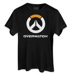 Ficha técnica e caractérísticas do produto Camiseta Masculina Bandup! Blizzard Overwatch Logo Preta