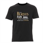 Ficha técnica e caractérísticas do produto Camiseta Masculina Beatles Fan - PRETO - P
