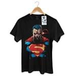 Ficha técnica e caractérísticas do produto Camiseta Masculina Dc Comics Superman X-Ray Vision Colors Preto