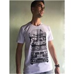 Ficha técnica e caractérísticas do produto Camiseta Masculina Gola Redonda - 439 - BRANCO - GG