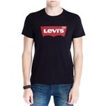 Ficha técnica e caractérísticas do produto Camiseta Masculina Graphic Set-In Neck Logo Levi's - Tamanho G - Preta