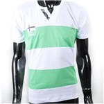 Ficha técnica e caractérísticas do produto Camiseta Masculina Slim Fit Antshok - Verde - G