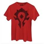 Ficha técnica e caractérísticas do produto Camiseta Masculina World Of Warcraft Horda (P)