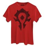 Ficha técnica e caractérísticas do produto Camiseta Masculina World Of Warcraft Horda