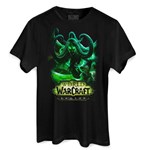 Ficha técnica e caractérísticas do produto Camiseta Masculina World Of Warcraft Illidan - Bandup!