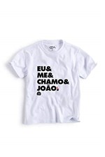 Ficha técnica e caractérísticas do produto Camiseta Mini eu me Chamo João