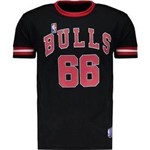 Camiseta Nba Chicago Bulls 66 Preta e Vermelho P
