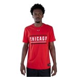 Ficha técnica e caractérísticas do produto Camiseta Nba Chicago Bulls Color Stripe City Vermelha Vermelho New Era - Vermelho - G