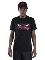 Ficha técnica e caractérísticas do produto Camiseta Nba Chicago Bulls Essentials Five Preta Preto New Era