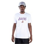 Ficha técnica e caractérísticas do produto Camiseta Nba Los Angeles Lakers Essentials Team Branca Branco New Era - Branco - G
