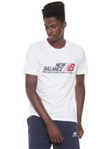Ficha técnica e caractérísticas do produto Camiseta New Balance Essentials Step Branca
