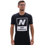 Ficha técnica e caractérísticas do produto Camiseta New Balance N Box Preta