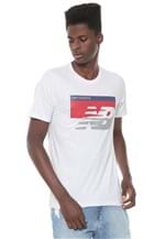 Ficha técnica e caractérísticas do produto Camiseta New Balance Nb Breaker Branca