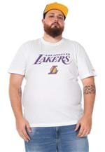 Ficha técnica e caractérísticas do produto Camiseta New Era Los Angeles Lakers Branca