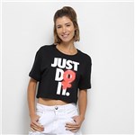 Ficha técnica e caractérísticas do produto Camiseta Nike Cropped NSW Rebel Feminina