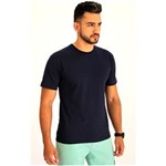 Ficha técnica e caractérísticas do produto Camiseta Pau a Pique Básica - AZUL MARINHO - M