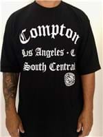 Ficha técnica e caractérísticas do produto Camiseta Rap Power Compton 86 (Preto, M)
