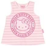 Ficha técnica e caractérísticas do produto Camiseta Regata - Rosa - Hello Kitty - M