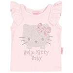 Ficha técnica e caractérísticas do produto Camiseta Regata - Rosa - Hello Kitty - G