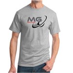 Ficha técnica e caractérísticas do produto Camiseta Shutt Alto Falante MG Casual Cinza Estampa Preta Vermelha e Cinza Escuro - CINZA - P