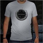 Ficha técnica e caractérísticas do produto Camiseta Shutt Rastro Pneu Casual Estampa Gola Careca - M/Preto
