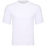 Ficha técnica e caractérísticas do produto Camiseta Silver Fresh MC Masculina com Proteção Solar 50 Branca Manga Curta Curtlo