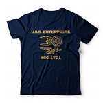Ficha técnica e caractérísticas do produto Camiseta Star Trek Enterprise 8 Bits