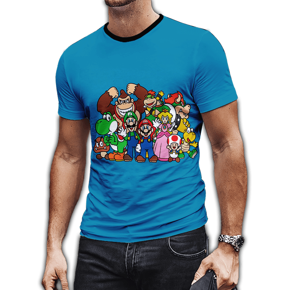 Ficha técnica e caractérísticas do produto Camiseta Super Mario Bros 02 (Masculino, P)