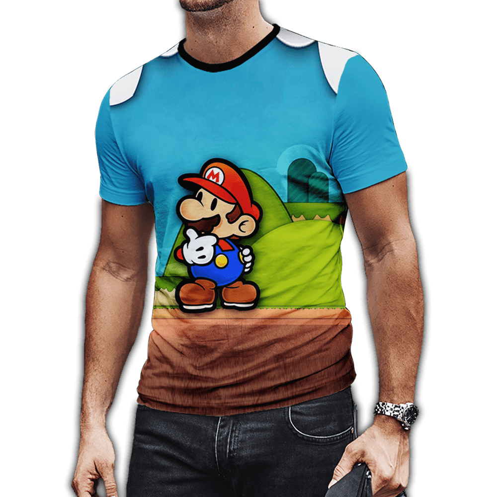 Ficha técnica e caractérísticas do produto Camiseta Super Mario Bros 07 (Masculino, P)