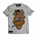 Ficha técnica e caractérísticas do produto Camiseta Swag Scooby Doo Thug Life Rap