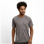 Ficha técnica e caractérísticas do produto Camiseta T-shirt Raglan Basic Blend UV50 - Speedo - G - Cinza