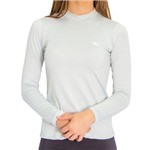 Camiseta Térmica Manga Longa Feminina Cinza