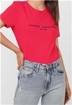 Ficha técnica e caractérísticas do produto Camiseta Tommy Hilfiger Bordada Pink