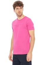 Ficha técnica e caractérísticas do produto Camiseta Tommy Hilfiger Bordado Pink