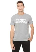 Ficha técnica e caractérísticas do produto Camiseta Tommy Hilfiger Lettering Cinza