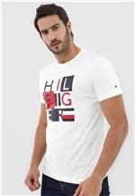 Ficha técnica e caractérísticas do produto Camiseta Tommy Hilfiger Lettering Off-White - Off White - Masculino - AlgodÃ£o - Dafiti