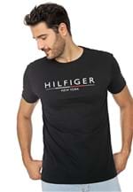 Ficha técnica e caractérísticas do produto Camiseta Tommy Hilfiger Lettering Preta