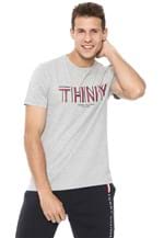 Ficha técnica e caractérísticas do produto Camiseta Tommy Hilfiger Thny Cinza