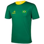 Ficha técnica e caractérísticas do produto Camiseta Topper Brasil Torcida 412 9456 P - Verde/Amarelo
