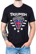 Ficha técnica e caractérísticas do produto Camiseta Triumph Logo Preta 100% Algodão - Bandalheira