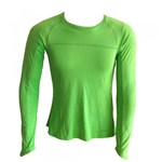 Ficha técnica e caractérísticas do produto Camiseta Ultra Light Feminina M Verde Sunthrice