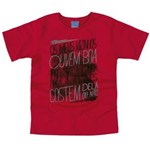 Ficha técnica e caractérísticas do produto Camiseta Vizinhos Ouvem Boa Musica - Malwee - Vermelho - 4