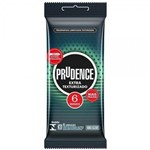 Ficha técnica e caractérísticas do produto Camisinha Preservativo Prudence Extra Texturizado com 6 Unidades