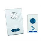 Campainha Sem Fio 32 Toques Led Wireless Wifi Doorbell Branca