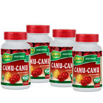 Ficha técnica e caractérísticas do produto Camu-Camu 60 cápsulas de 500mg Kit com 4 Frascos